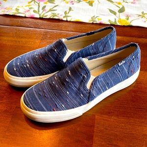 Women’s Keds Slip Ons - Red ,White, & Navy